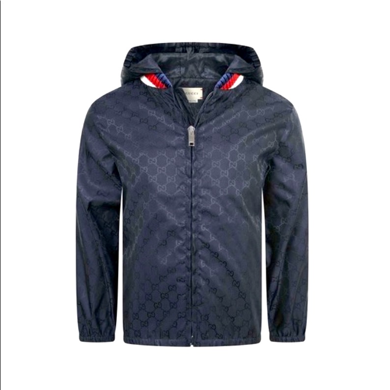 Nwt Authentic Gucci Junior Gg Windbreaker Jacket